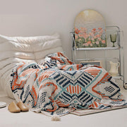 boho geometric thin cotton blanket - MRSLM