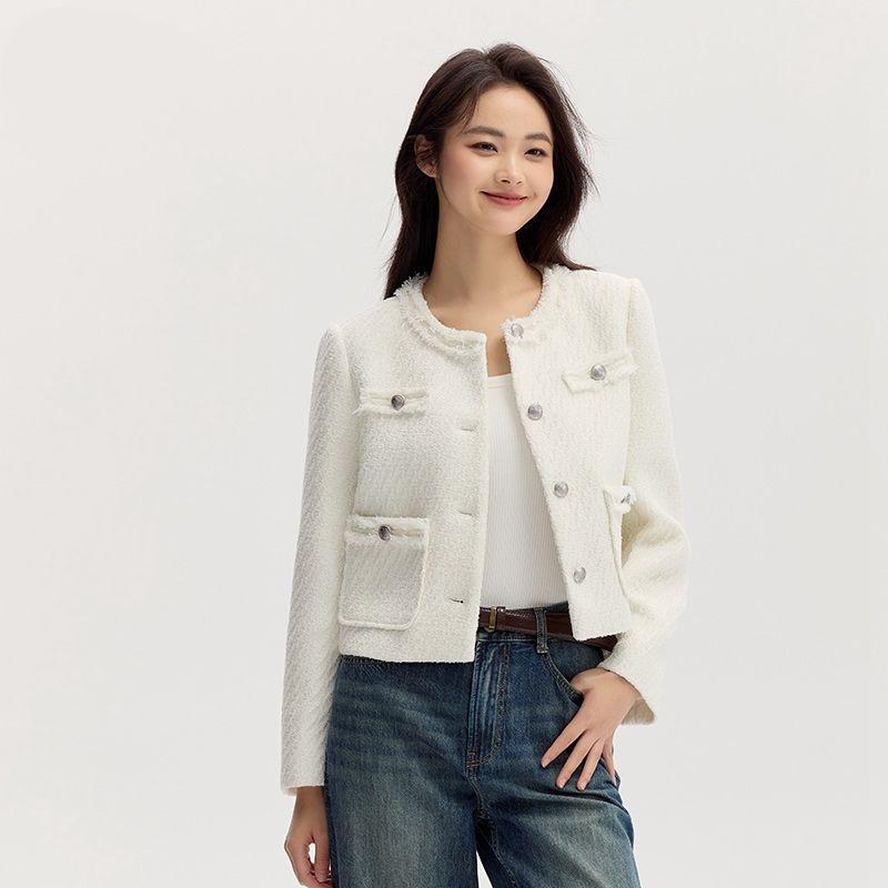 elegant tassel slim fit jacket, view 3 - MRSLM