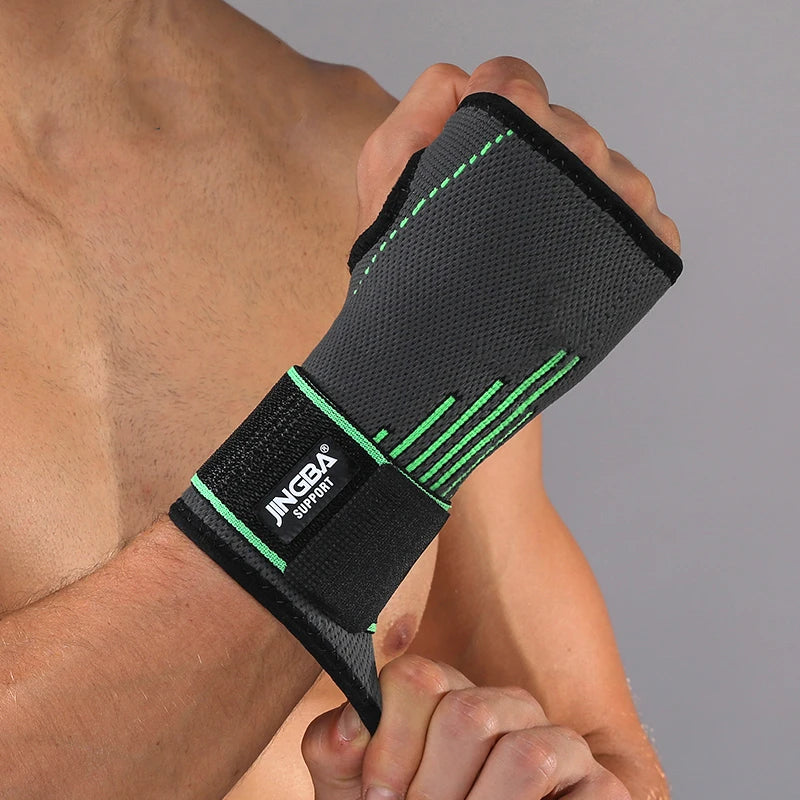 weightlifting wrist straps and hand wraps, view 4 - MRSLM