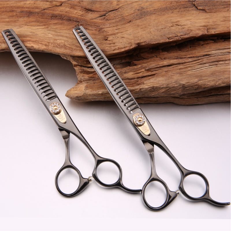 titanium-coated pet thinning shears, view 8 - MRSLM