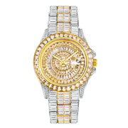 men's zircon luminous calendar quartz watch, view 2 - MRSLM