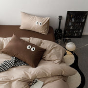 washed cotton bedding set, view 4 - MRSLM
