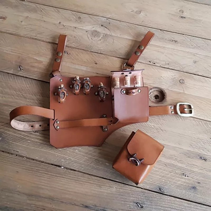 Retro chic PU waist bag pouch, view 3 - MRSLM
