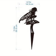 Enchanted garden fairy metal stake, view 3 - MRSLM