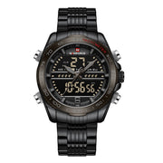 men's multifunction stainless steel watch, view 5 - MRSLM