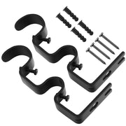 double curtain rod bracket holders - MRSLM