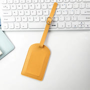 PU leather luggage tag, view 2 - MRSLM