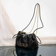 women's drawstring shoulder bag, view 9 - MRSLM