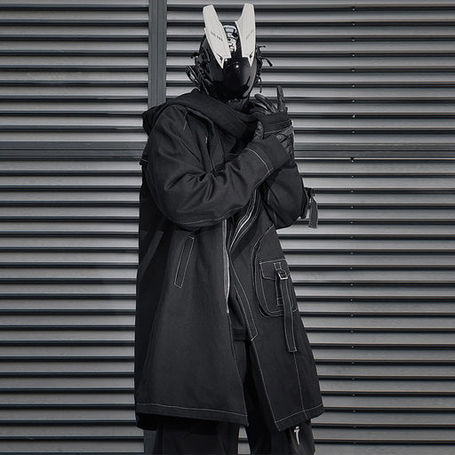 irregular trench coat - MRSLM
