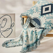bohemian cotton knitted blanket, view 6 - MRSLM