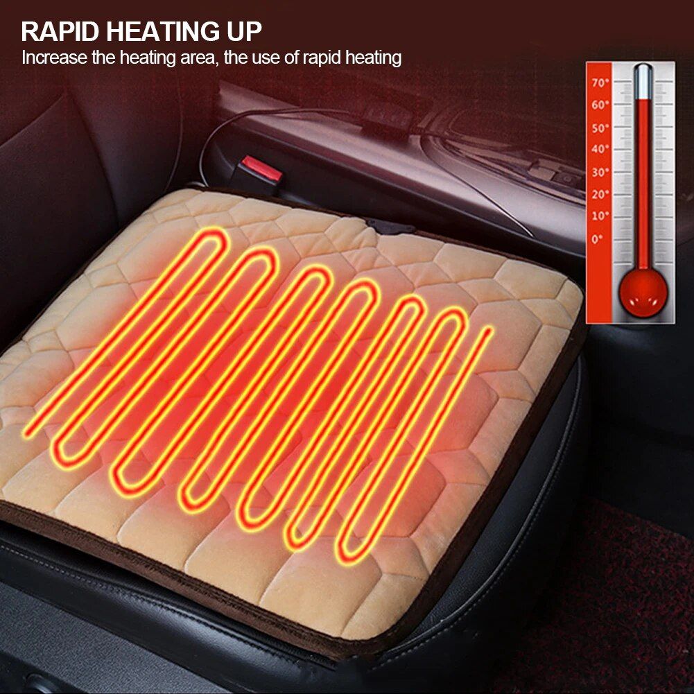 12V Universal Car Seat Heater with Adjustable Temperature & Quick Heat