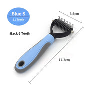 pet deshedding brush, view 3 - MRSLM