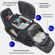 men's multi-compartment backpack, view 3 - MRSLM