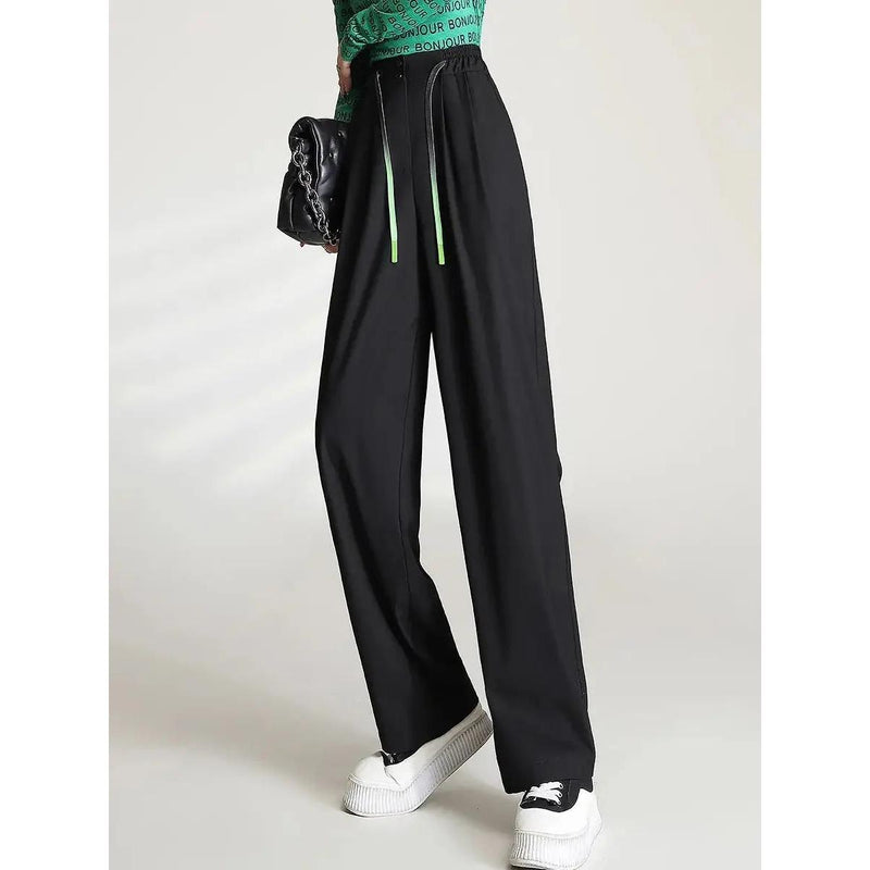 loose fit wide leg women's pants, view 6 - MRSLM