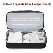 women's large weekender bag with shoe compartment, view 9 - MRSLM