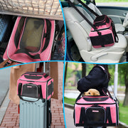 pet carrier with expandable top, view 6 - MRSLM