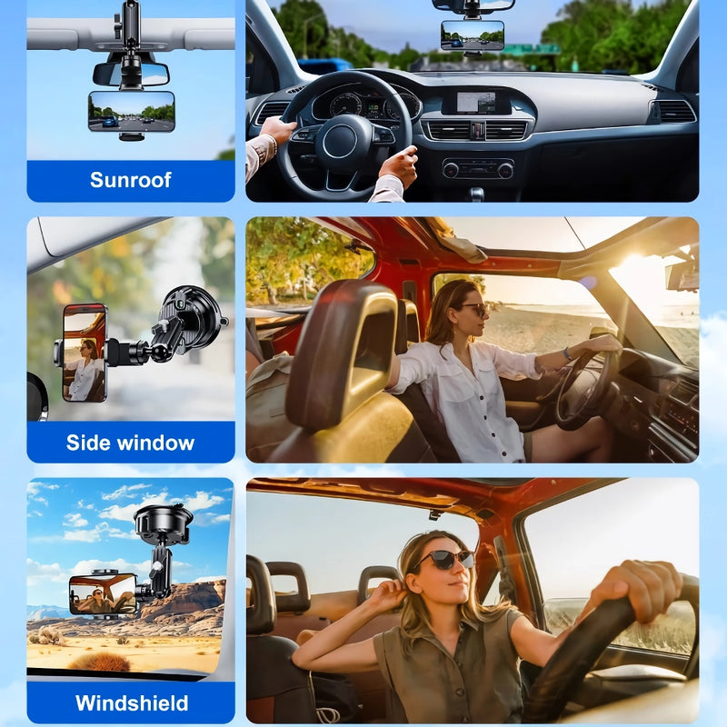 2-in-1 car phone and sports camera holder, view 8 - MRSLM