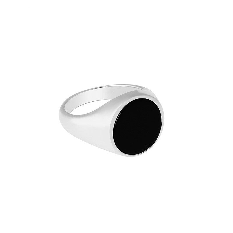 Fashion Sterling Silver Agate Ring