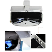 Compact car visor sunglasses and card holder, view 9 - MRSLM