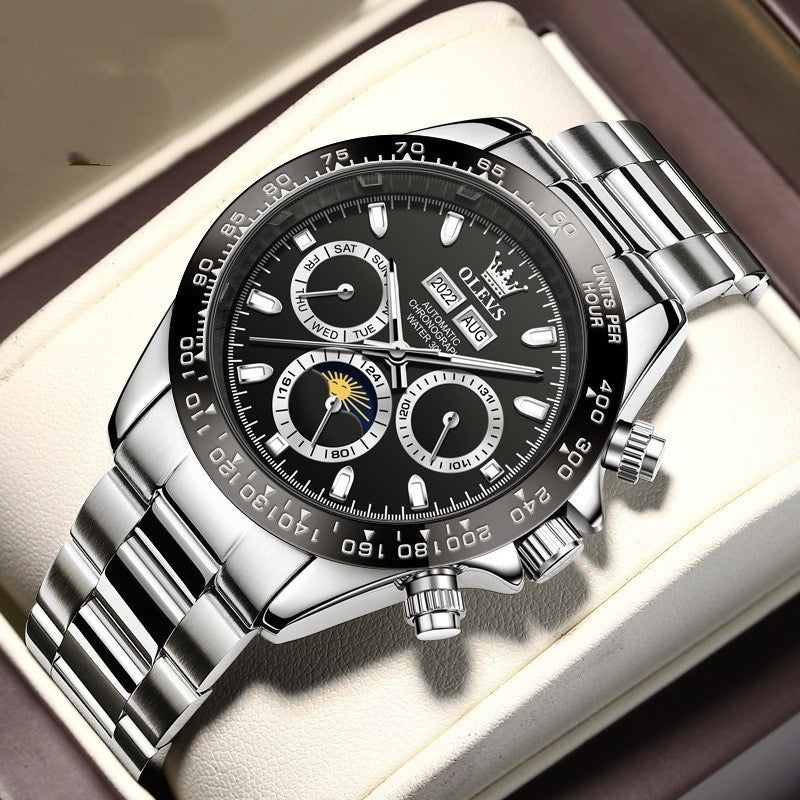 men's automatic mechanical watch, view 5 - MRSLM