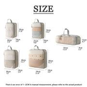 5-piece travel organizer set, view 9 - MRSLM