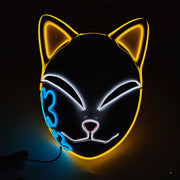 light-up cosplay party mask, view 8 - MRSLM