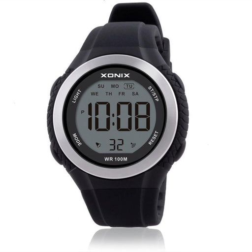 men's 100m waterproof digital sports watch - MRSLM
