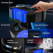 portable digital tire inflation pump with led lamp, view 8 - MRSLM