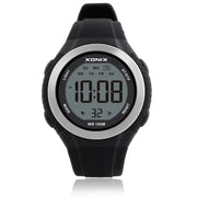 men's 100m waterproof digital sports watch, view 4 - MRSLM