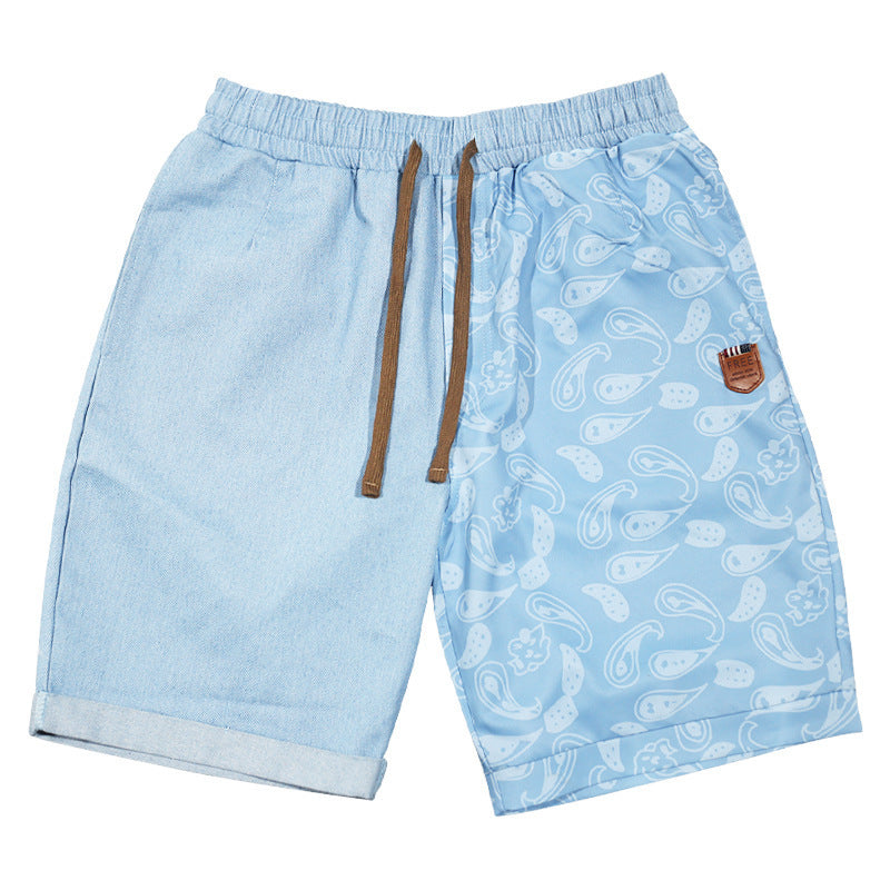 loose cotton sports shorts, view 5 - MRSLM