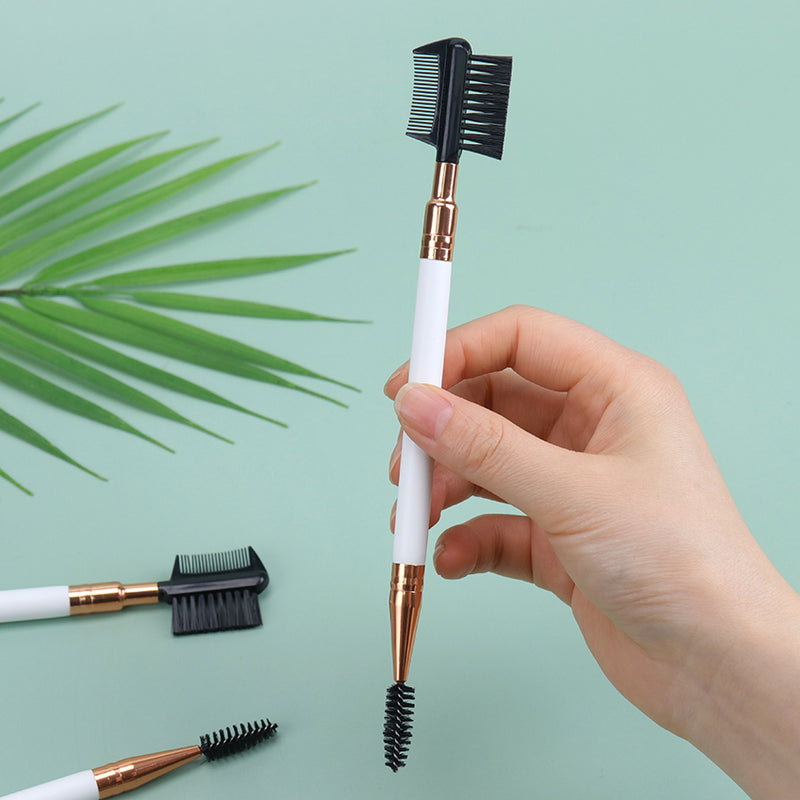 double ended eyebrow and eyelash comb brush - MRSLM