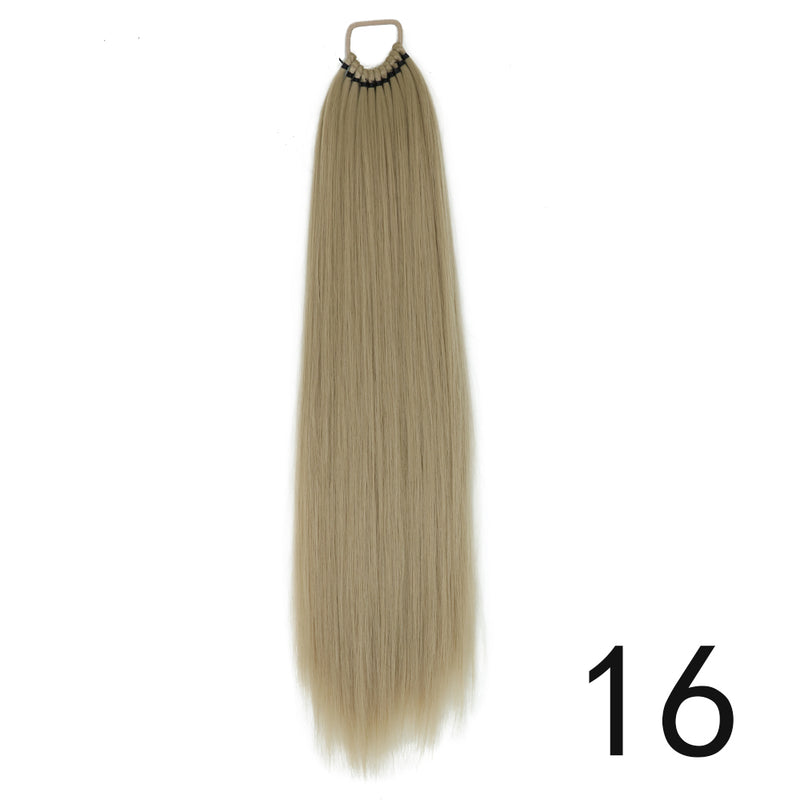 synthetic wrap around ponytail extensions, view 8 - MRSLM