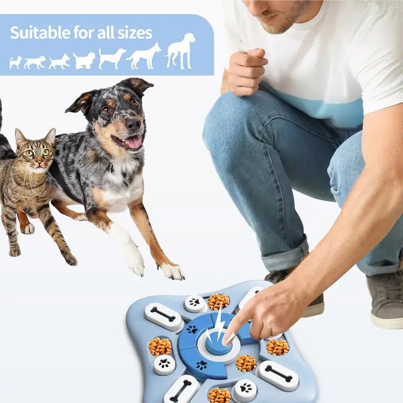 dog puzzle toy, view 3 - MRSLM