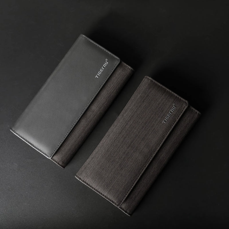 men's long wallet with multiple pockets - MRSLM