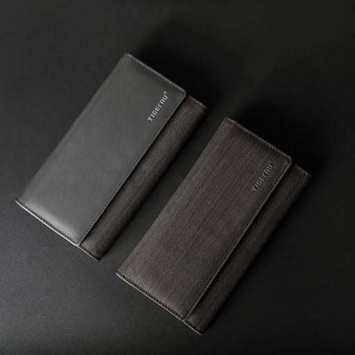 men's long wallet with multiple pockets - MRSLM
