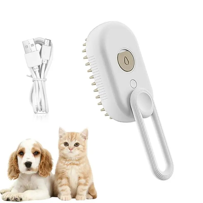 pet grooming steam brush, view 8 - MRSLM