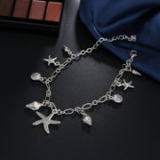 bohemian starfish anklet, view 6 - MRSLM