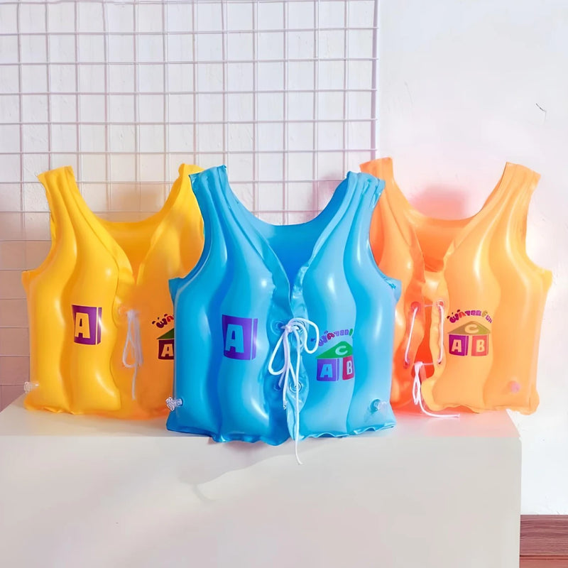 kid's inflatable swim vest, view 6 - MRSLM