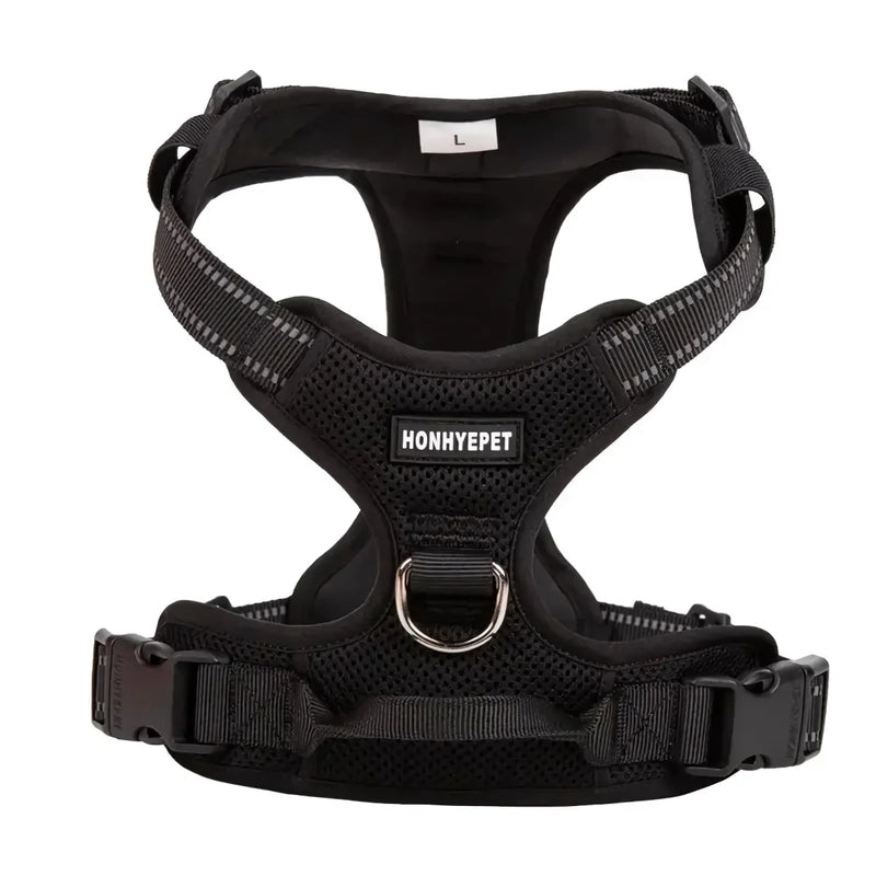 reflective nylon dog harness, view 4 - MRSLM