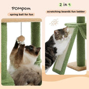 cactus floor-to-ceiling cat tower, view 6 - MRSLM