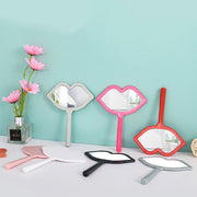 Lip shaped handheld makeup mirror, view 12 - MRSLM