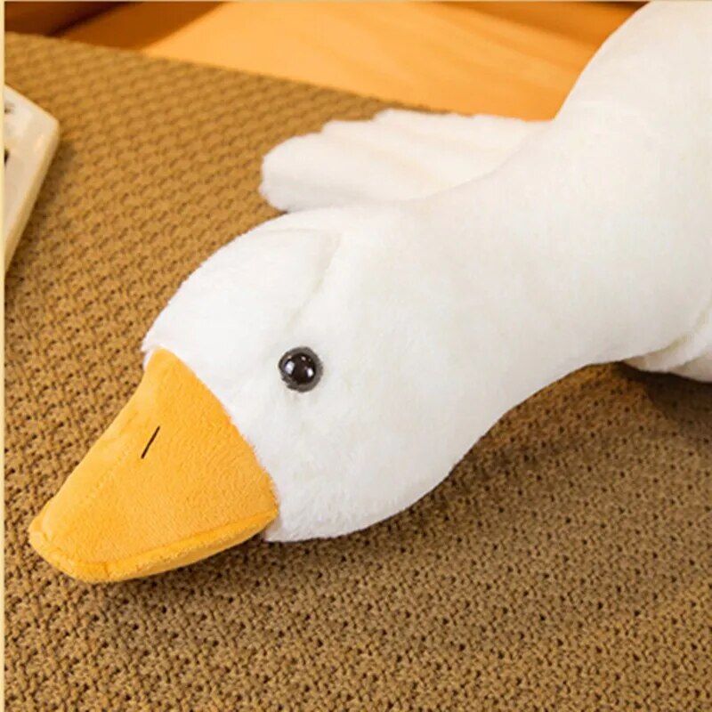 cozy duck plush pillow, view 4 - MRSLM