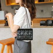 chic PU leather chain shoulder bag, view 4 - MRSLM