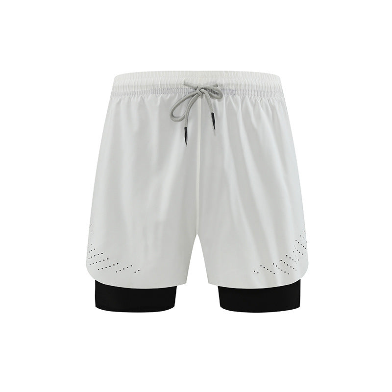 double-layer running shorts, view 7 - MRSLM