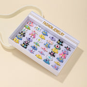 cute cartoon ring set, view 2 - MRSLM