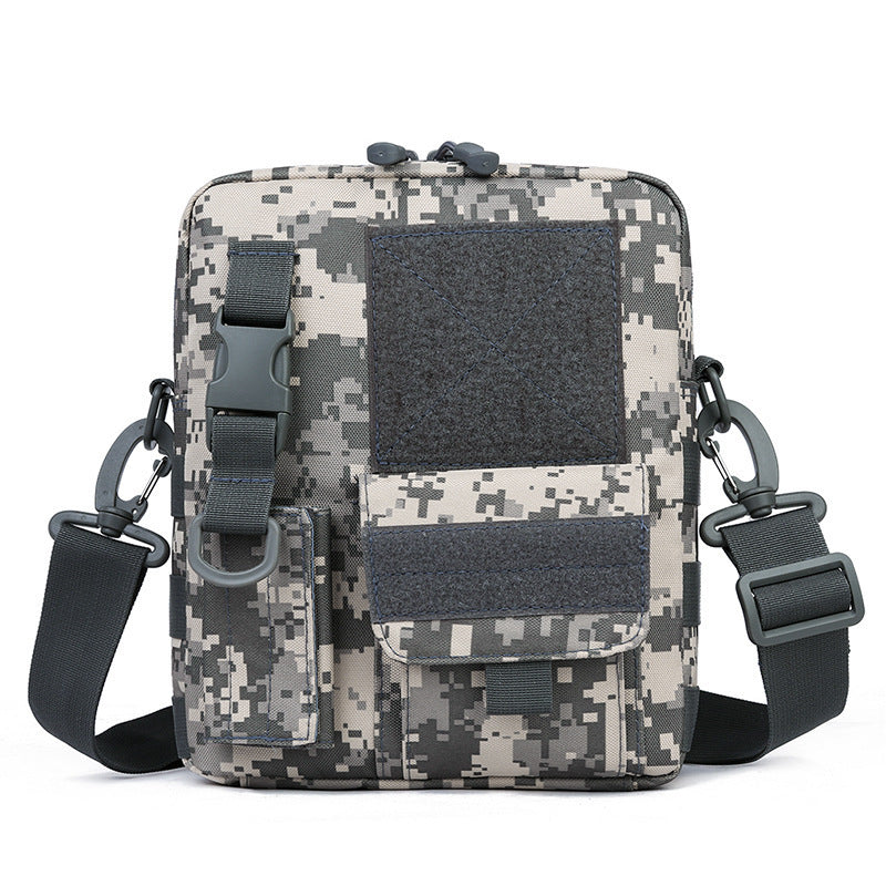 Vertical nylon crossbody bag, view 6 - MRSLM
