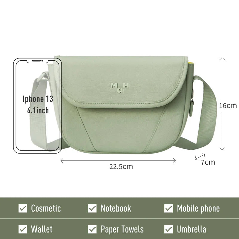 women's saddle bag with shoulder strap, view 6 - MRSLM