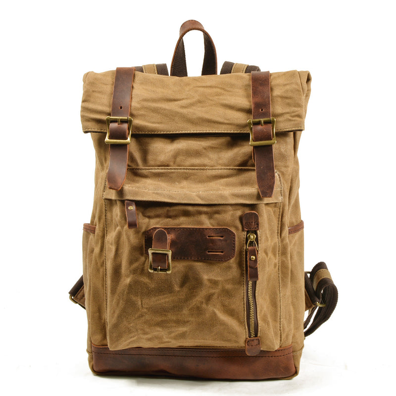 canvas outdoor travel backpack - MRSLM