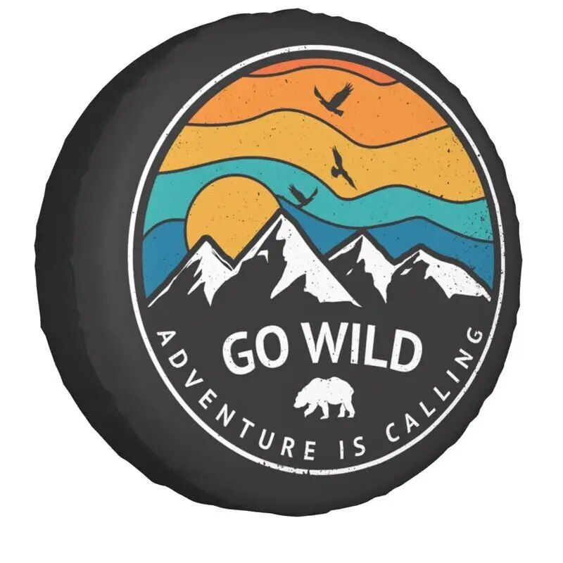 Universal spare tire cover, view 2 - MRSLM