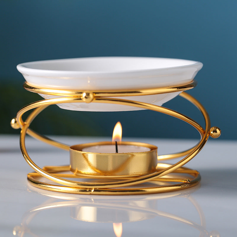 modern hollow out aroma oil burner, view 4 - MRSLM